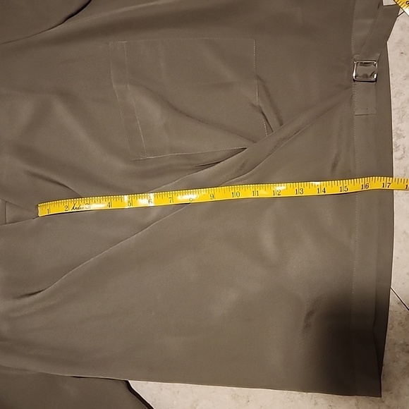 VENUS olive blouse SURPLICE top SIZE small - Picture 13 of 15